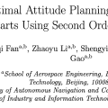 Time-optimal attitude planning for spacecraft with movable parts using second order cone programming
